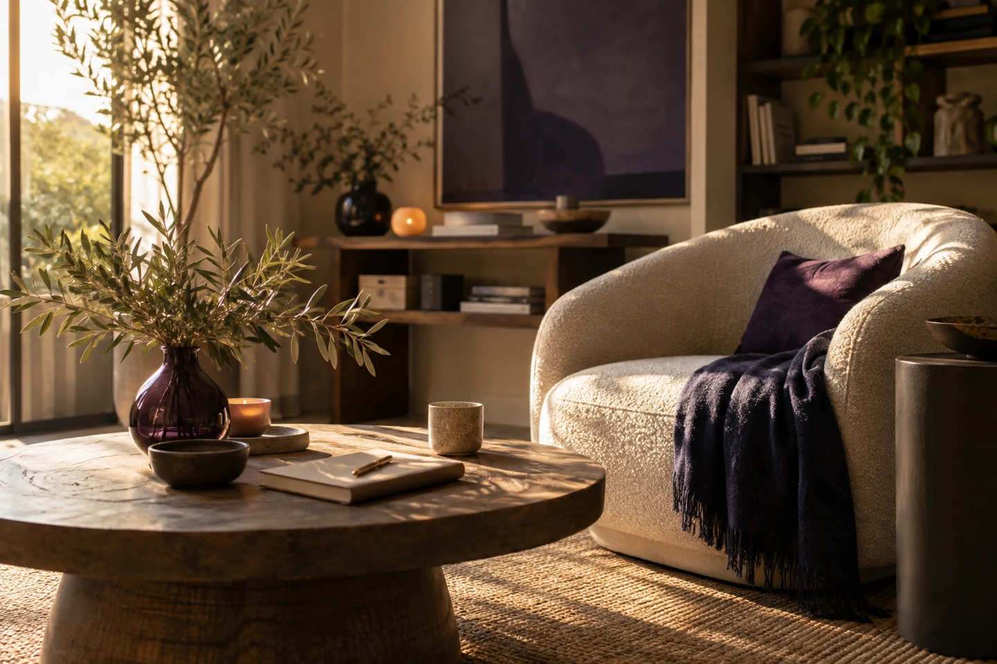 A calm psychology consultation space